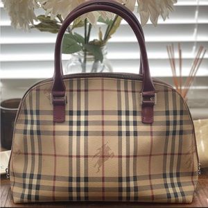 Burberry Haymarket Two-way Bag